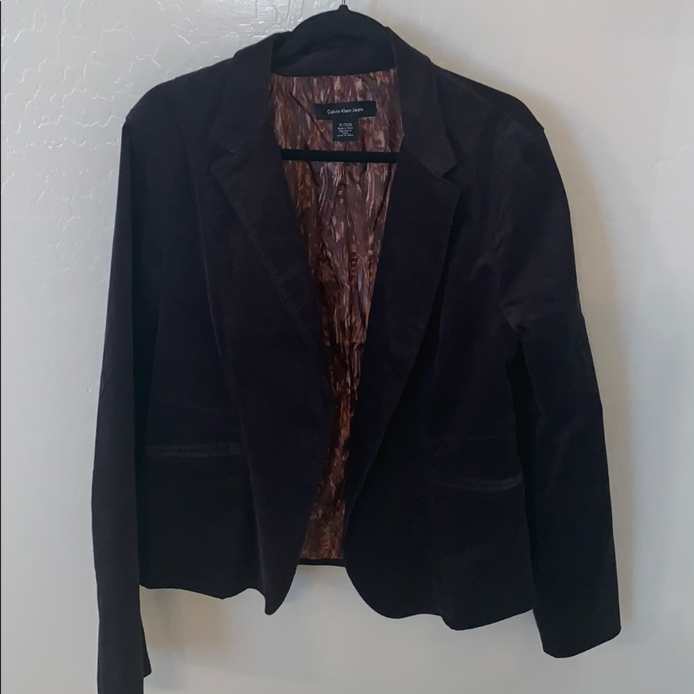 Black corduroy blazer
